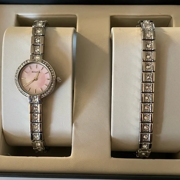 Bulova | Accessories | Ladies Bulova Crystal Accent Watch  display picture 1